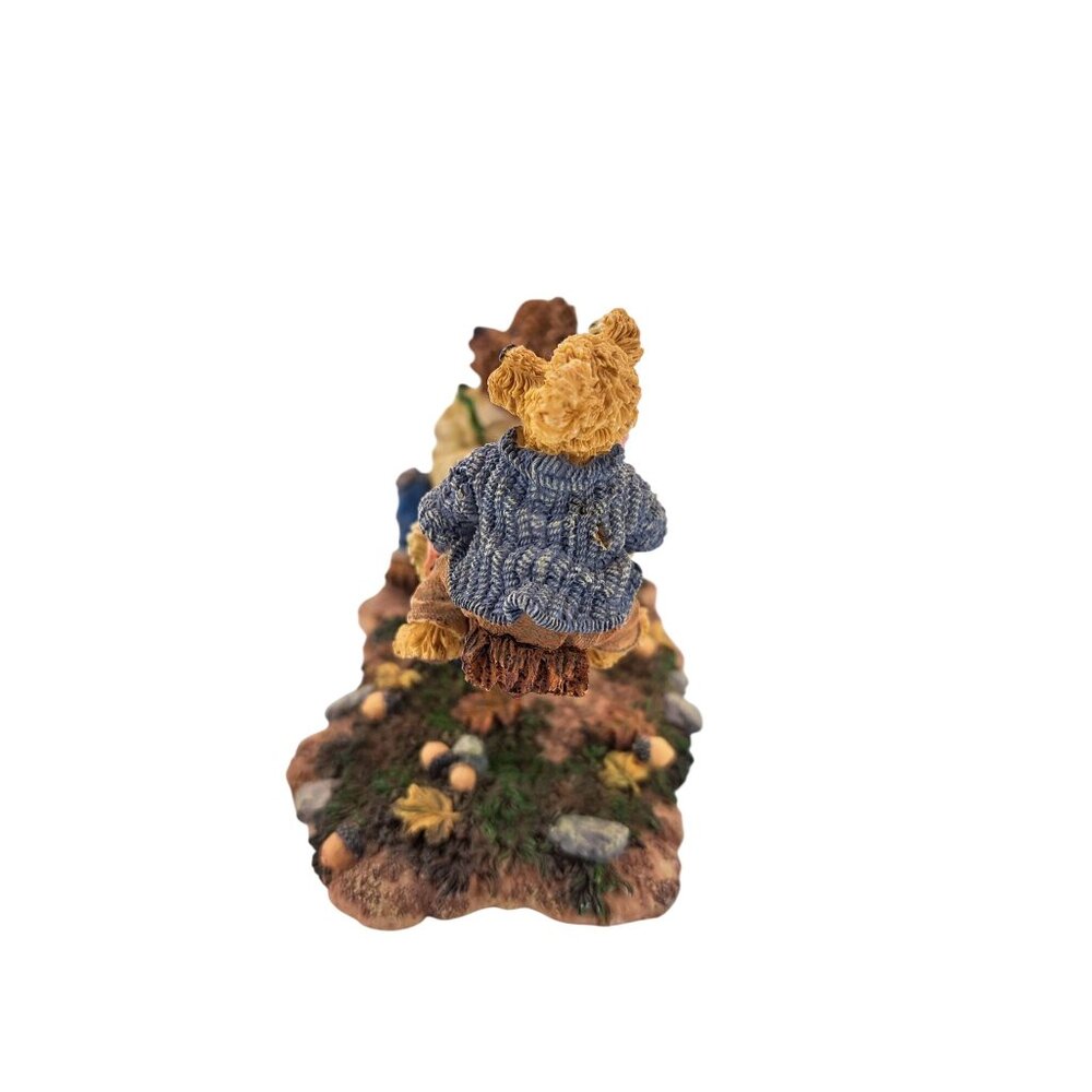 Vintage Boyds Bears Bearstone 2001 Grandpa Bearikins Molly Jeff Figurine 228350 - Picture 7 of 10